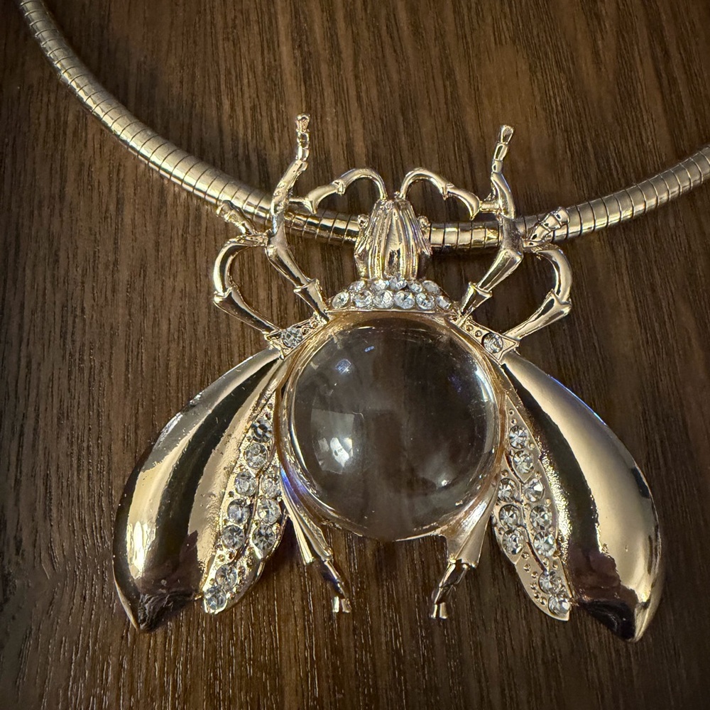 Natasha Denona Gold and Silver Insect Necklace